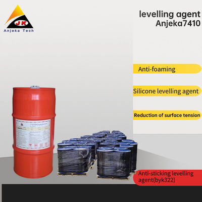 BYK322 Anjeka7410 Agente de nivelación antibloqueo Agente de nivelación de humedad de silicona Aditivo ODM PH7-9