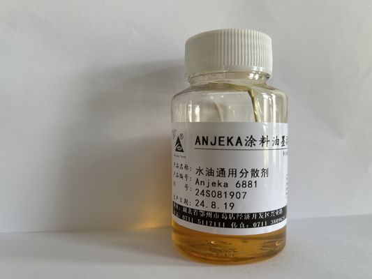 Anjeka6881 Tinta de curado UV BYK9151 Agente dispersante de pasta de color conductiva